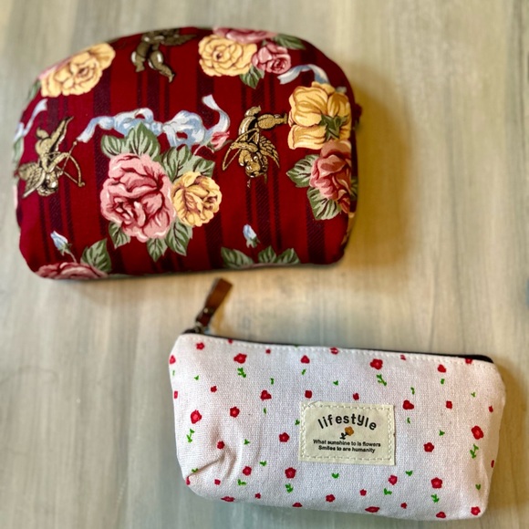 Travel Bag Set TecUnite Pen Case Pencil Bag Canvas Cosmetic Makeup Bag Lifestyle - Picture 15 of 15